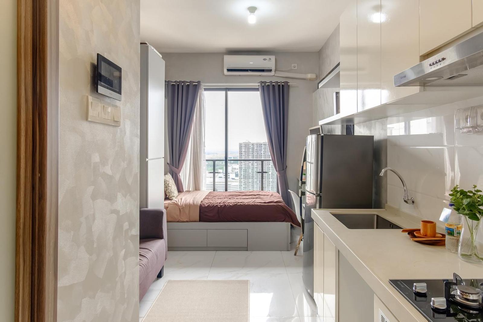 Calma Studio III At Skyhouse Apartment Samporo Bagian luar foto